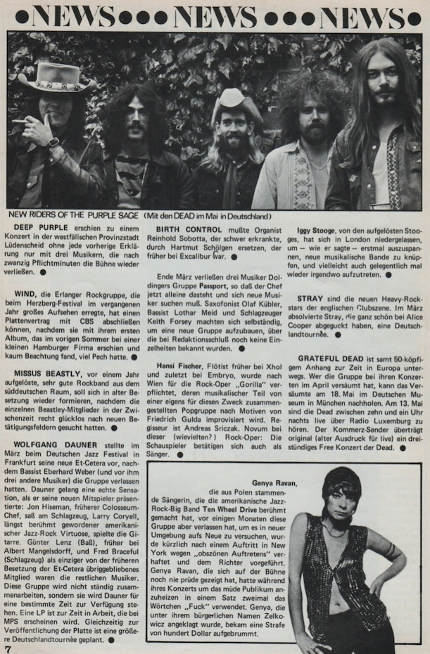 Sounds Mai 1972